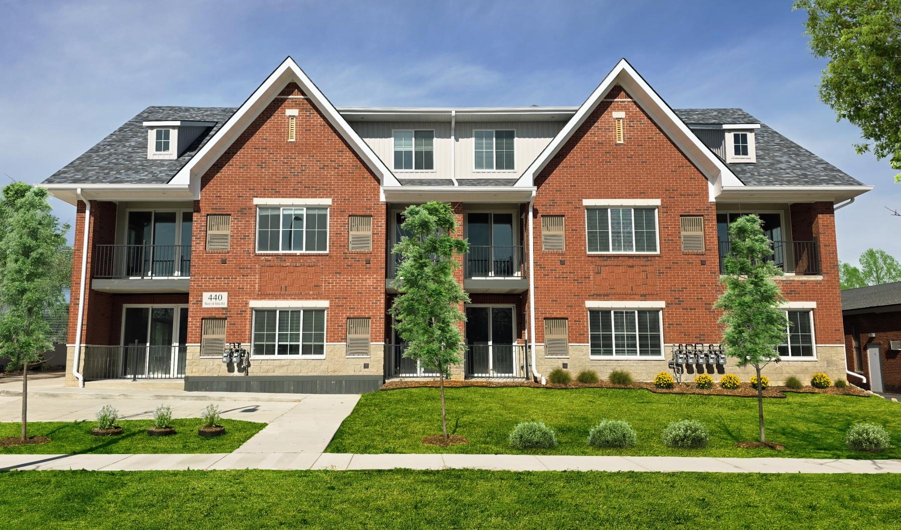 a large brick building