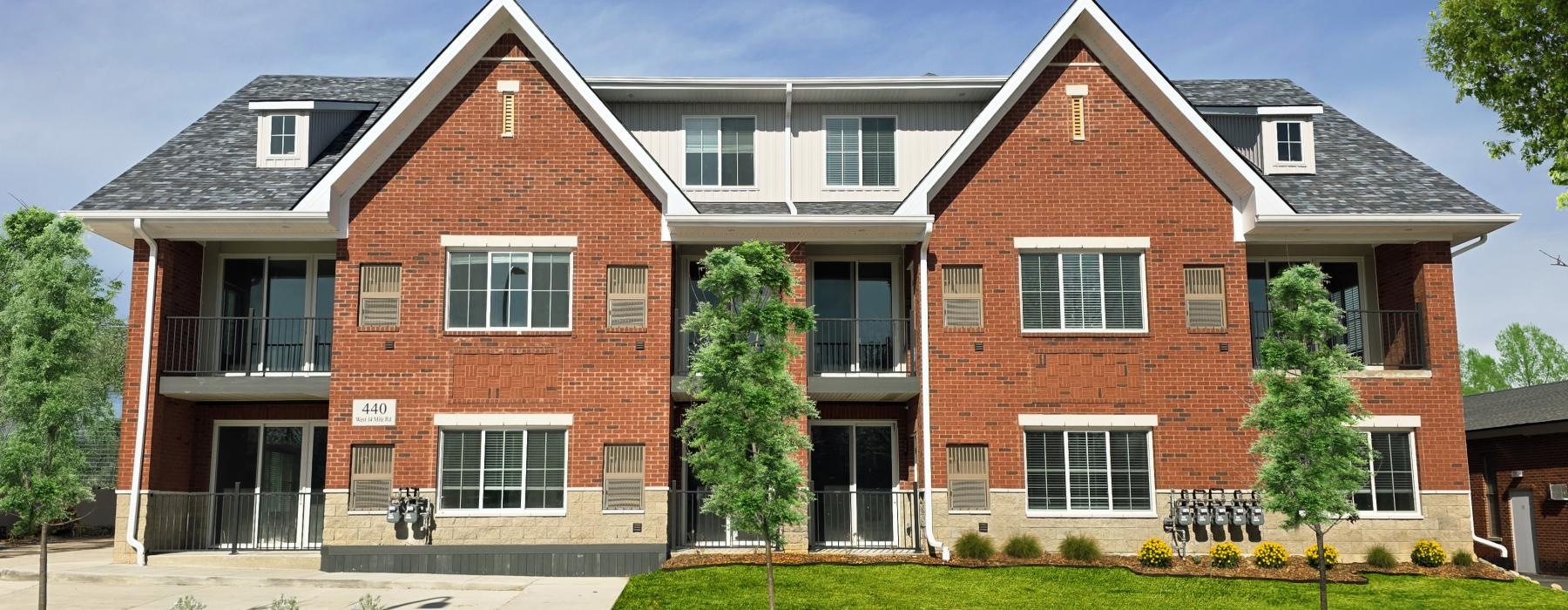 a large brick building